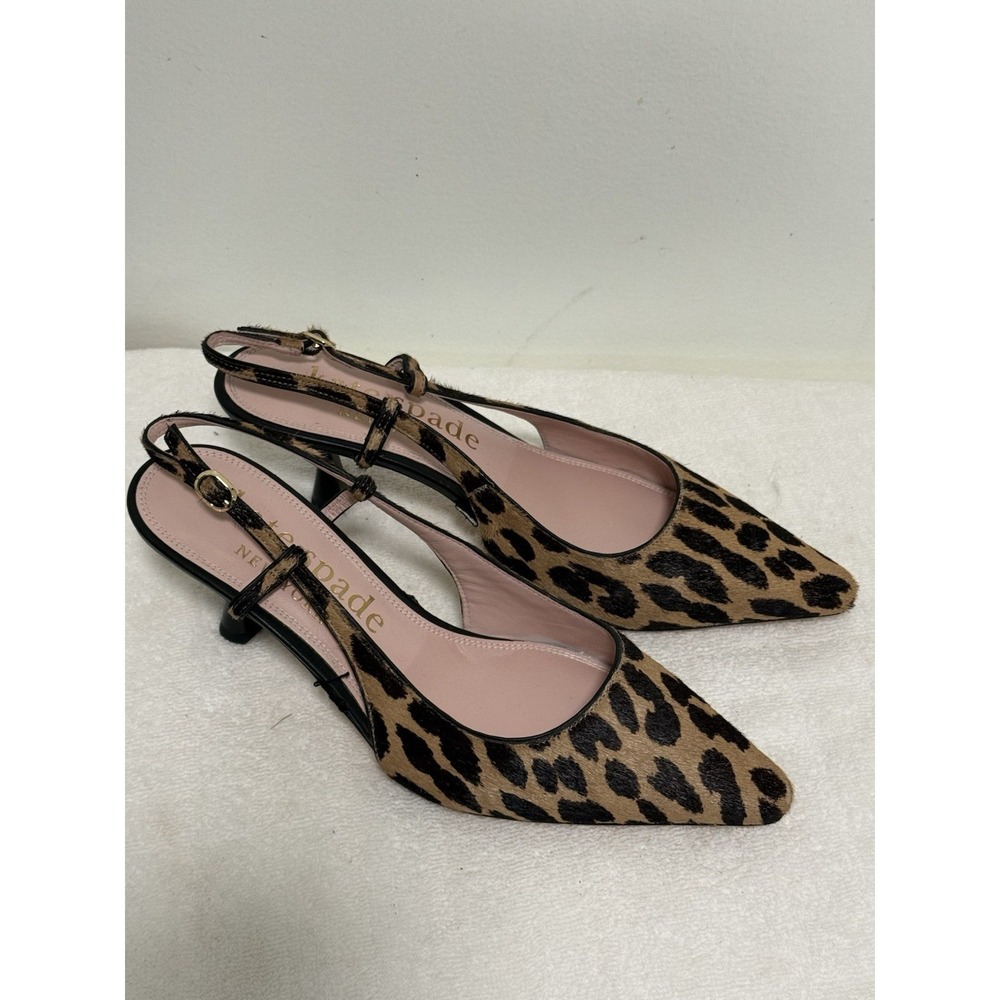Kate Spade Genuine Calf Hair Pointed Toe Pump Size 9.5 B (bow removed)